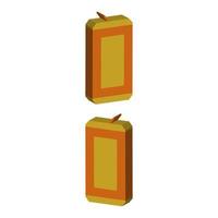 Soda Illustrated On White Background vector