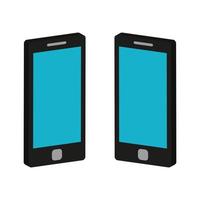 Smartphone Illustrated On White Background vector