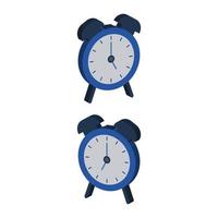 Alarm Clock Illustrated On White Background vector