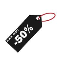 Black Friday icon for advertising, banners, leaflets and flyers vector