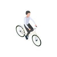 Eco transport people 3d bicycle electric car urban vehicle bike segway isometric illustrations