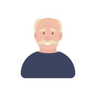 Elderly characters portraits