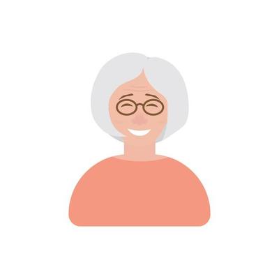 Elderly characters portraits