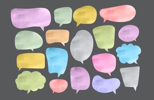 speech bubble cut paper design template. Vector  business
