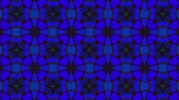 Abstract multi-colored symmetrical background of geometric shapes video