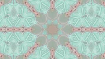 Abstract pastel symmetrical kaleidoscope background video