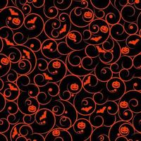 Halloween seamless pattern background vector illustration