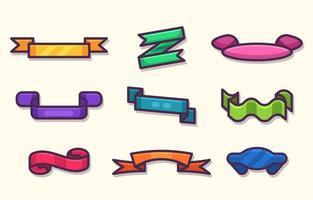 Ribbon Element Collections vector