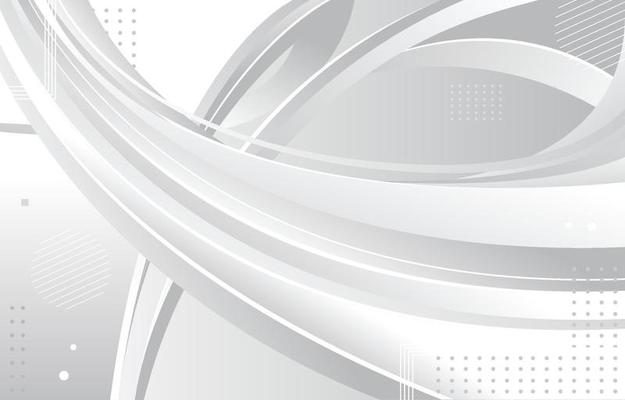 Futuristic White Background Concept