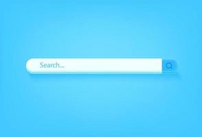 Web searching bar vector illustration