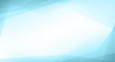 Abstract light blue polygonal background with copy space vector