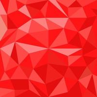 Abstract background of red triangles vector