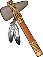 Native American Tomahawk vector