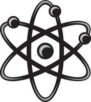 Atom Symbol Icon vector
