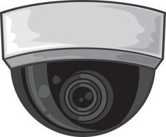 cámara de vigilancia de techo vector