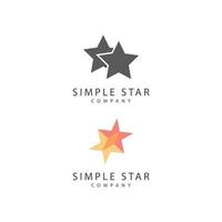 Star icon Template vector illustration design