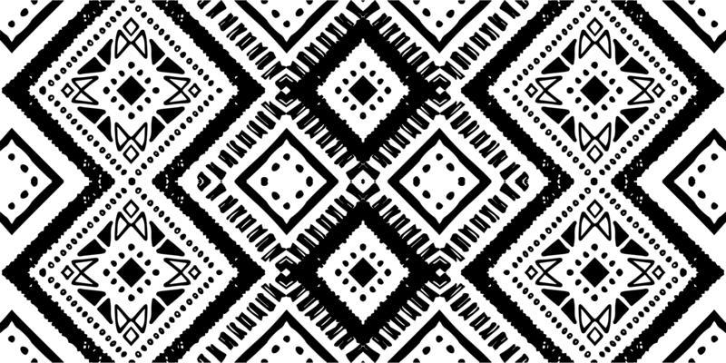 Ikat seamless pattern. Tribal art print. Chevron