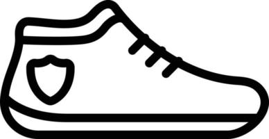 icono de línea para zapato vector
