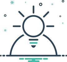 Mix icon for finding vector