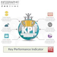 Digital Marketing concept. Infographic chart with icons, can be used for workflow layout, diagram, report, web design. vector