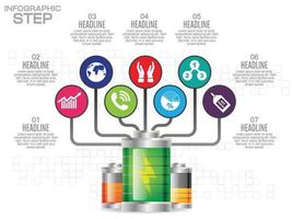 Business Infographics for workflow layout, banner, diagram, number options, step up options, web design. vector