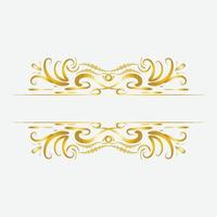 Luxury Vintage Frame Set vector