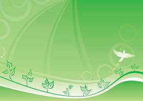 Spring green background vector