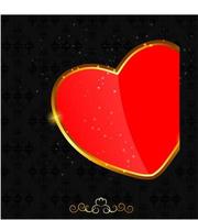 Valentines day love  heart backgroung, vector illustration