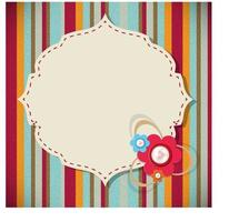 Frame in retro vintage background. Vector illustration.