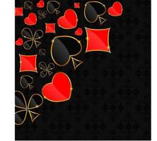 Abstract background with card suits for design. Vector illustrat