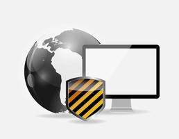 Internet Security Icon Vector Illustration