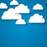 Abstract Cloud Background Vector Illustration