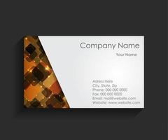 Template for Business Card Vector Illustration