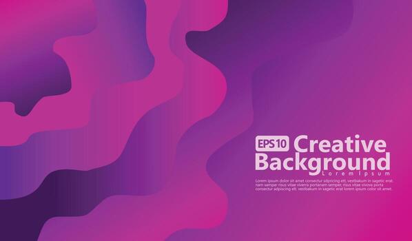 diseño de fondo de color líquido. composición de formas de gradiente fluido vector