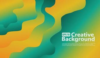 Liquid color background design. Fluid gradient shapes composition vector