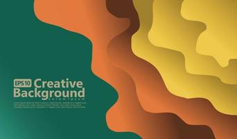 Liquid color background design. Fluid gradient shapes composition vector