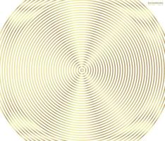 Abstract Gold luxurious color vector circle background.