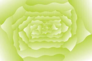 A green abstract background with a spiral shape vector