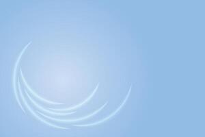 A blue background with a white swirl vector