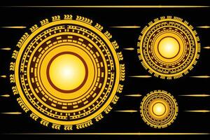 digital communication concept for technology background vector