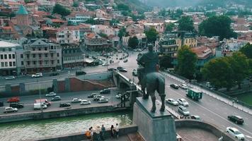 City Tbilisi Aerial video