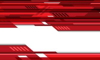 Abstract red circuit cyber on white futuristic technology vector background