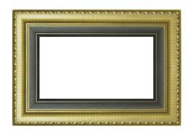 Classic frame isolated on white background photo