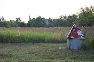 Panorama of the area in the village photo