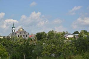 Construction of an Orthodox church photo