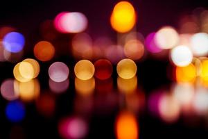 Bokeh light color photo