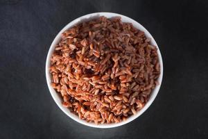 Brown rice for healthy photo