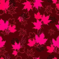 autumn leaves vector seamless pattern. background for fabrics, prints, packaging and postcards