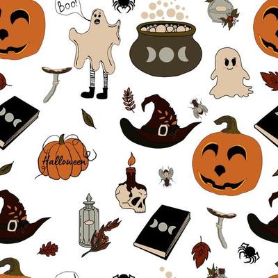 Halloween Pumpkin Sticker by Formlotse for iOS & Android