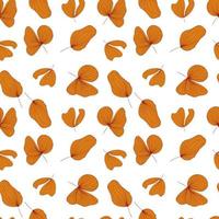 autumn leaves vector seamless pattern. background for fabrics, prints, packaging and postcards